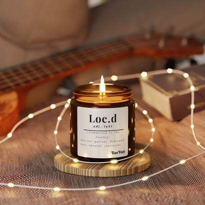 LOC'D Scented Soy Candle (Multi-Size, Amber Jar)