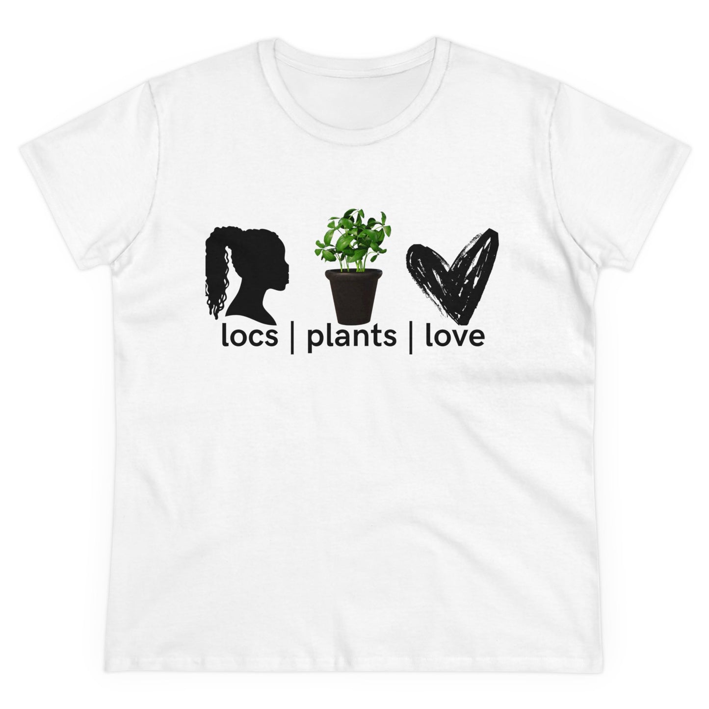 Locs Plants Love Women's Cotton Tee