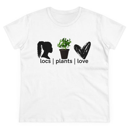 Locs Plants Love Women's Cotton Tee
