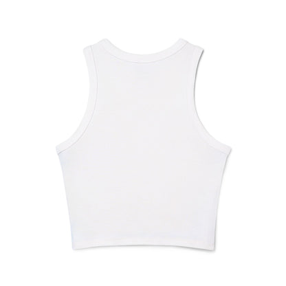 Sassy Women’s Micro Rib Racer Tank Top - "Sis, If He's Not Paying for Your Retwist, Leave Him On"