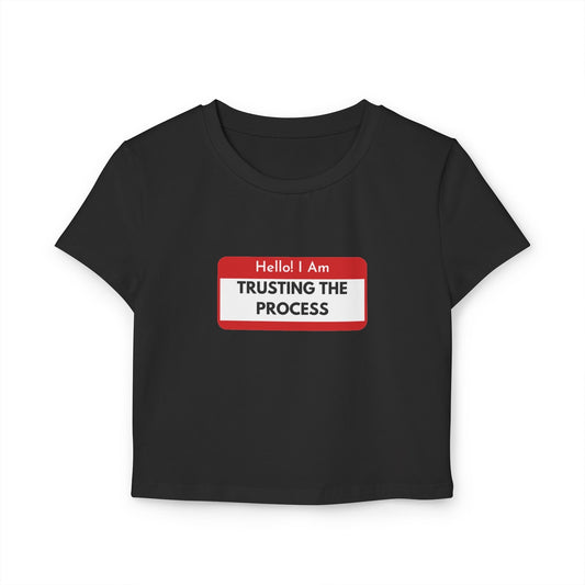 HELLO! Woman’s High Rise Tee